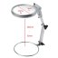 BRESSER stojánková stolní lupa 2x/4x 120mm LED