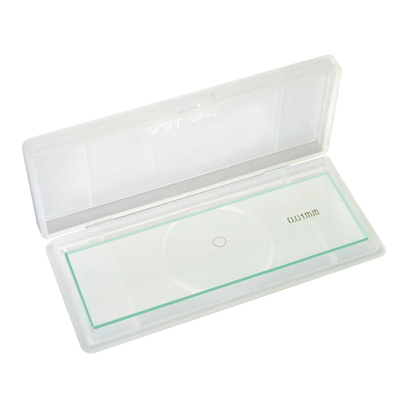 Sklíčko s mikrometrickou stupnicí 1/100mm