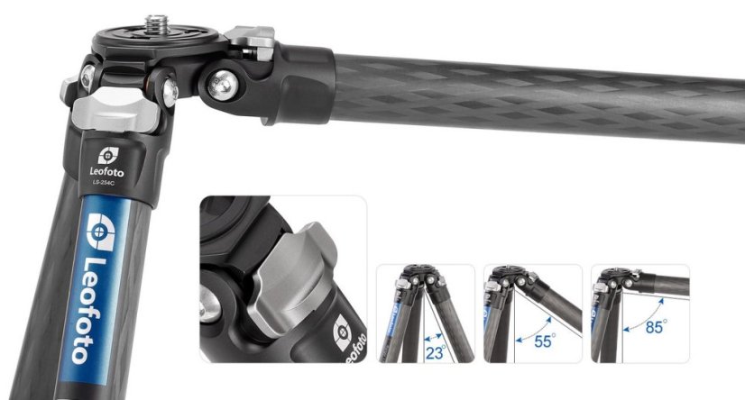 Leofoto - karbonový stativ Ranger LS-254 + kulová hlava LH-30 (8kg/128cm)