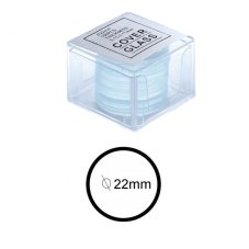 Krycí sklíčka kruhová - průměr 22mm - 100ks (0,13-0,17mm)