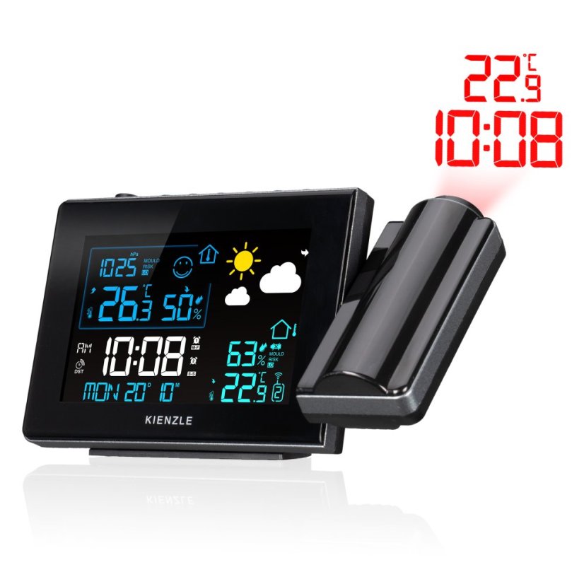 KIENZLE domácí meteo stanice s projekcí