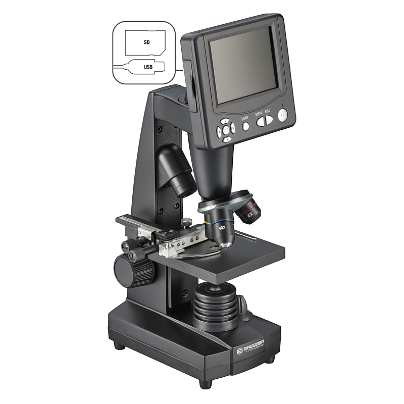 Bresser LCD Student mikroskop 5Mpx. (3,5")