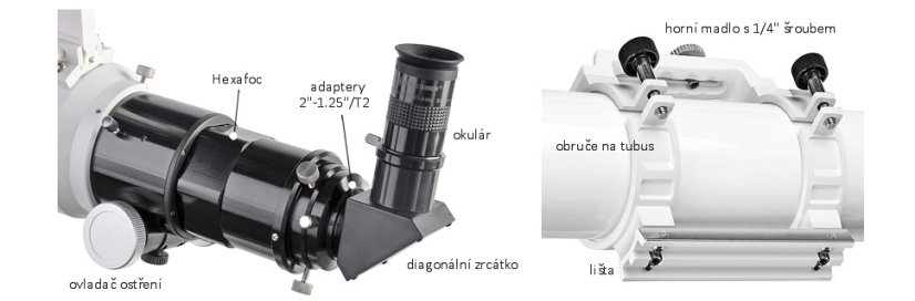 Messier AR 102/600 NEBULA EXOS-2 GoTo + sluneční filtr