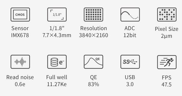 Kamera ZWO ASI 678 MC (color)