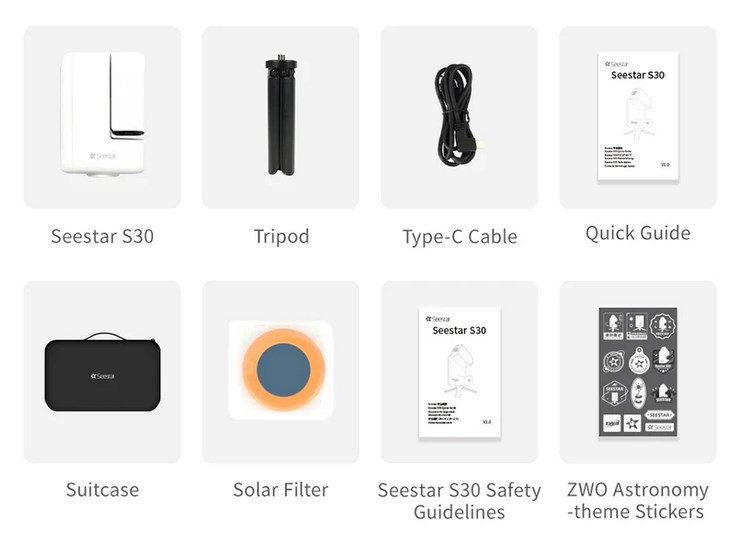 ZWO Seestar S30 AP 30/150mm f/5