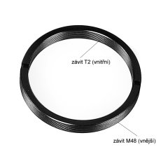 Adapter M48 / T2 (OD=0mm)