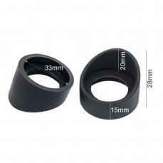 Univerzální gumové očnice pro okuláry - vykrojené (33mm)