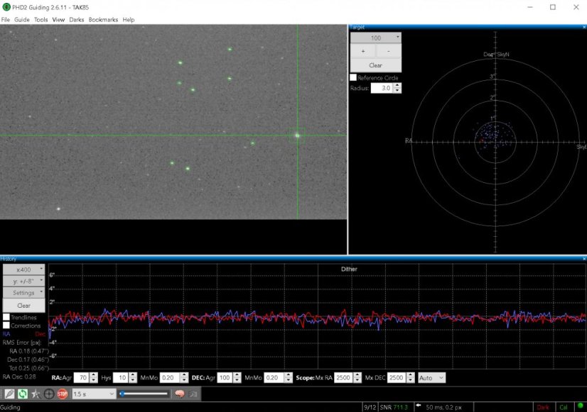 PegasusAstro NYX-101 montáž s harmonickým převodem