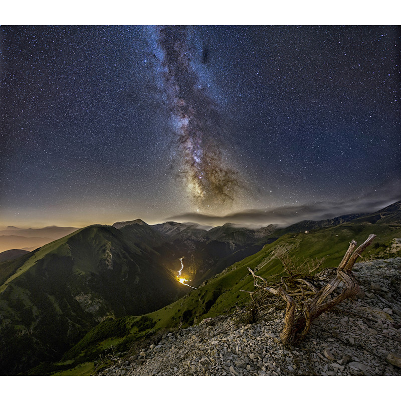 Omegon Mount Mini Track LX3 - s kulovou hlavou