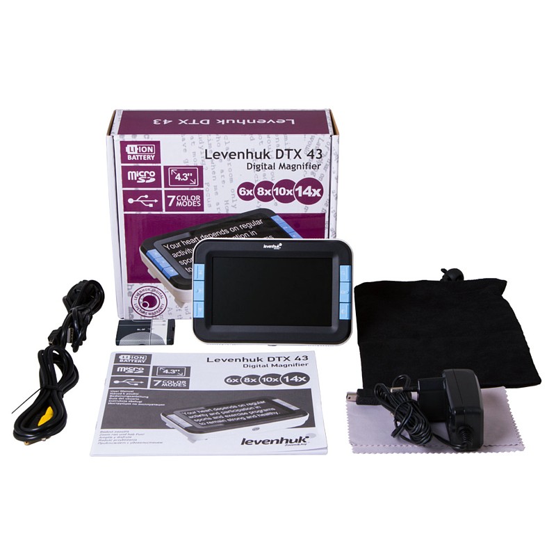 Levenhuk digitální lupa DTX 43 (6x, 8x, 10x, 14x).