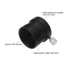 Adapter z průměru 0,965 na 1,25"