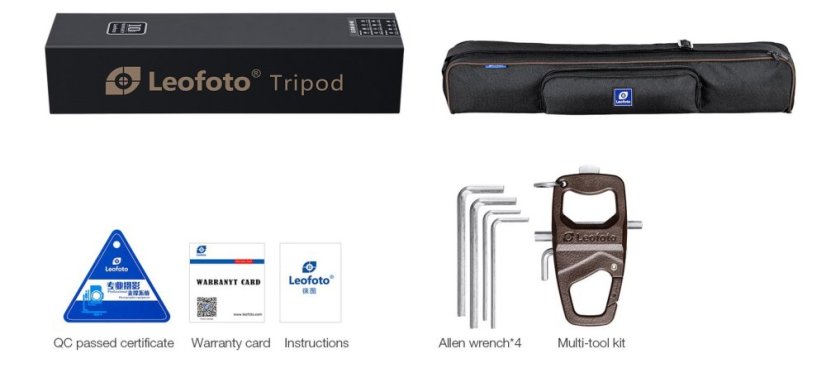 Leofoto - karbonový stativ Mr.Y L284 + hlava LH-30 (10kg/163cm)