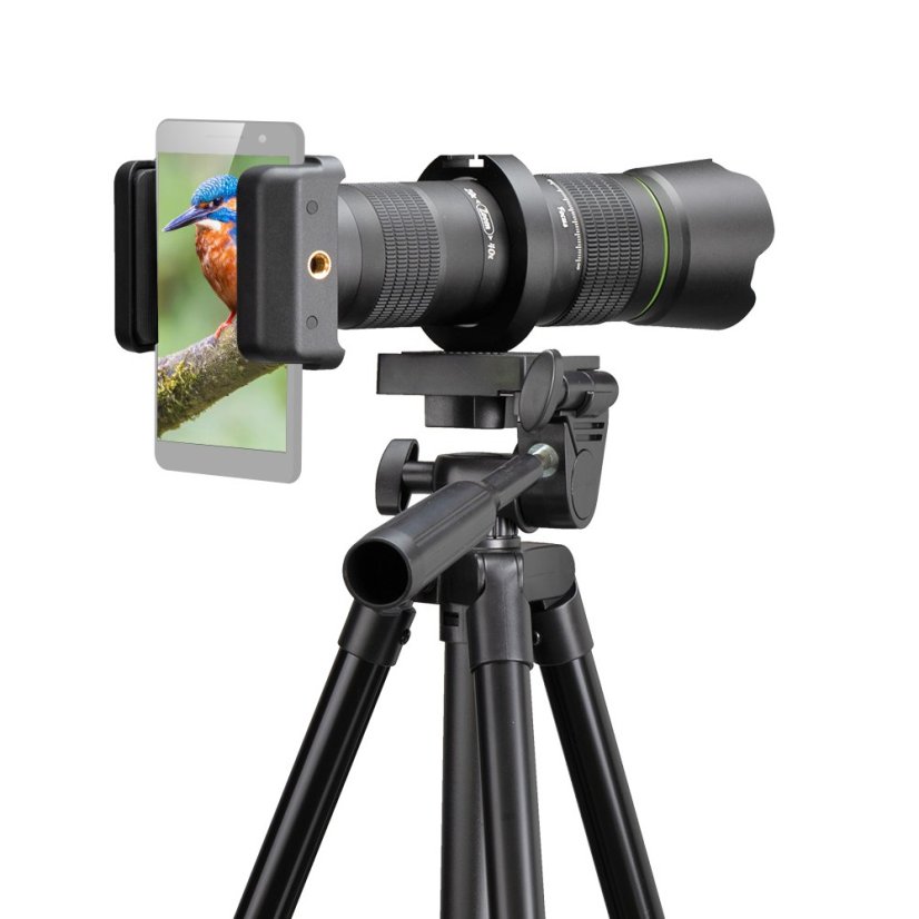 Bresser spektiv a teleobjektiv pro smartphone - Spotty + stativ