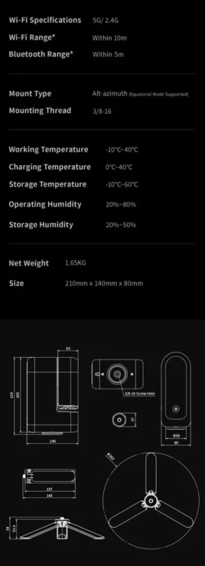 ZWO Seestar S30 PRO ED APo 30/160mm f/5.3