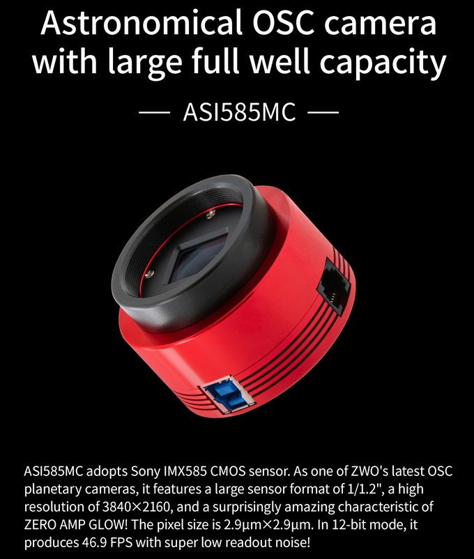Kamera ZWO ASI 585 MC (color)
