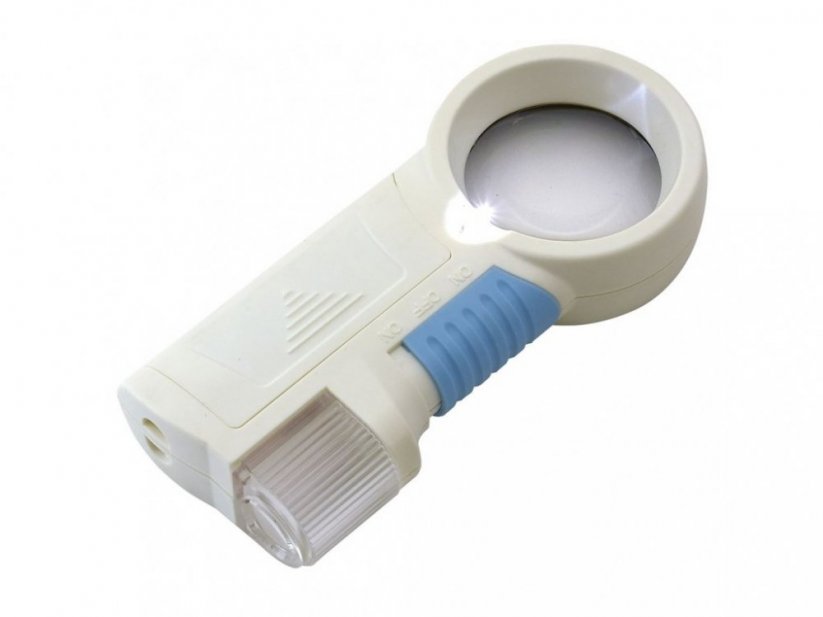 Asférická profi ruční lupa 11x s LED osvětlením Carson CP-40