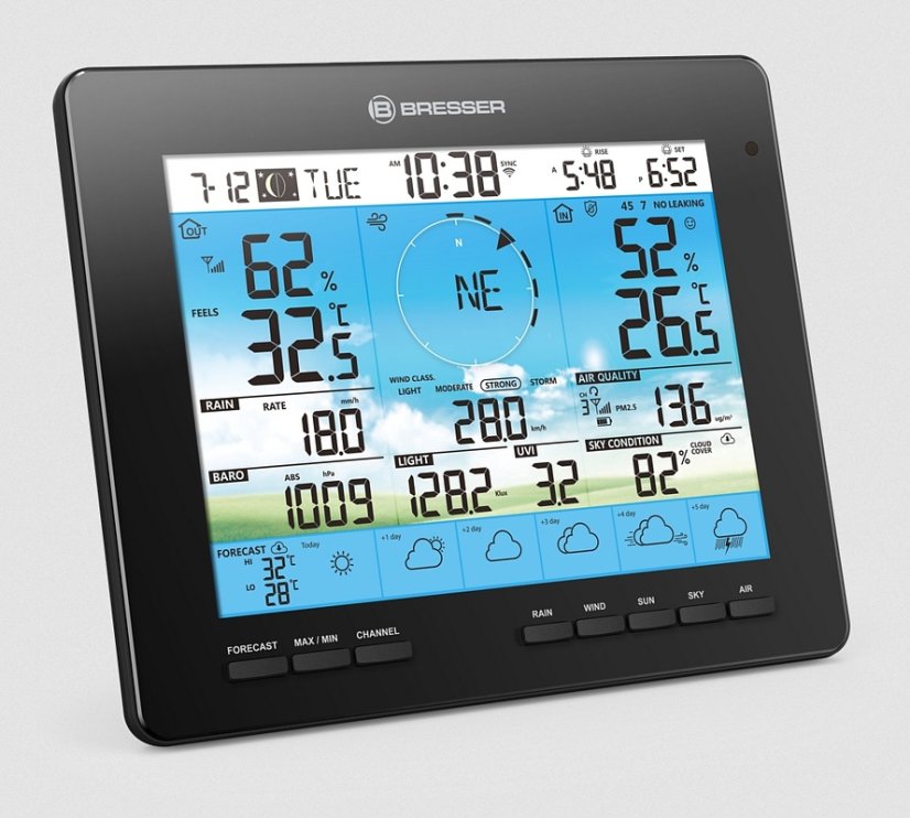 BRESSER 6-Day 4CAST PRO WLAN - meteostanice