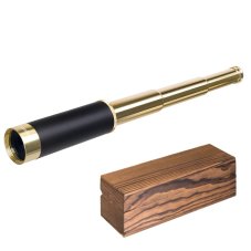 Levenhuk Spyglass SG2 12x30 - mosaz + dřevěný box