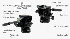 Stativová video hlava ZWO TH10 Seestar (5kg)