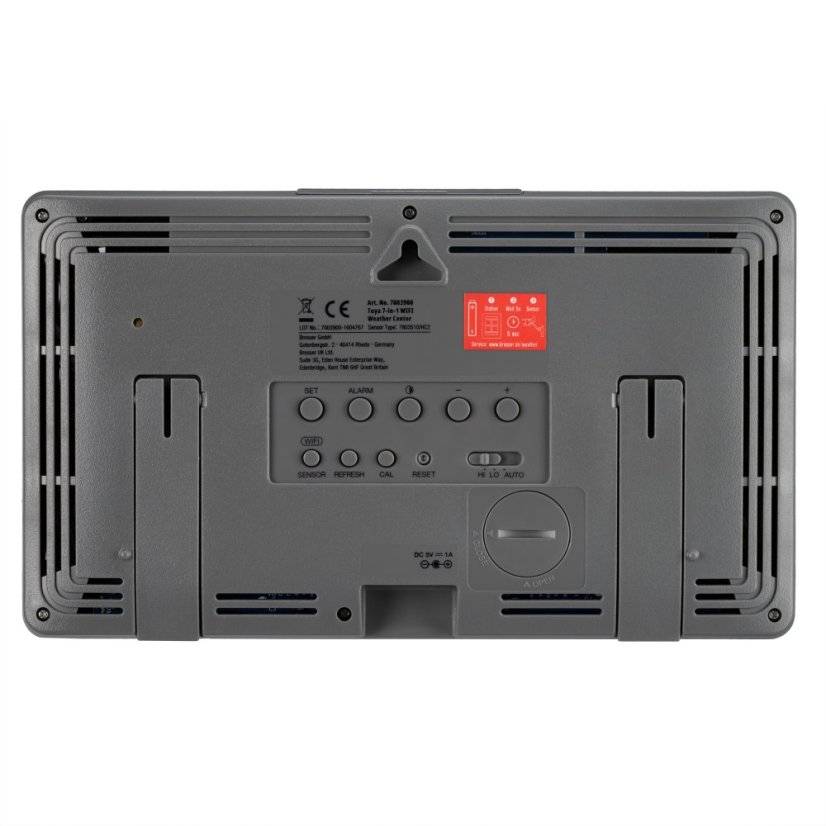 BRESSER Professional Tuya Smart meteostanice 7-in-1 Senzor