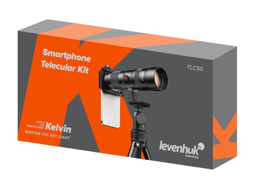 Levenhuk Kelvin TLC50 - teleskop pro smartphone (zoom 20-60x45)