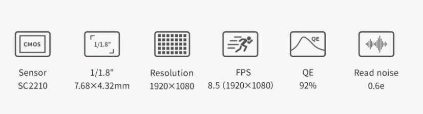 Kamera ZWO ASI 585MC Air (color) WiFi