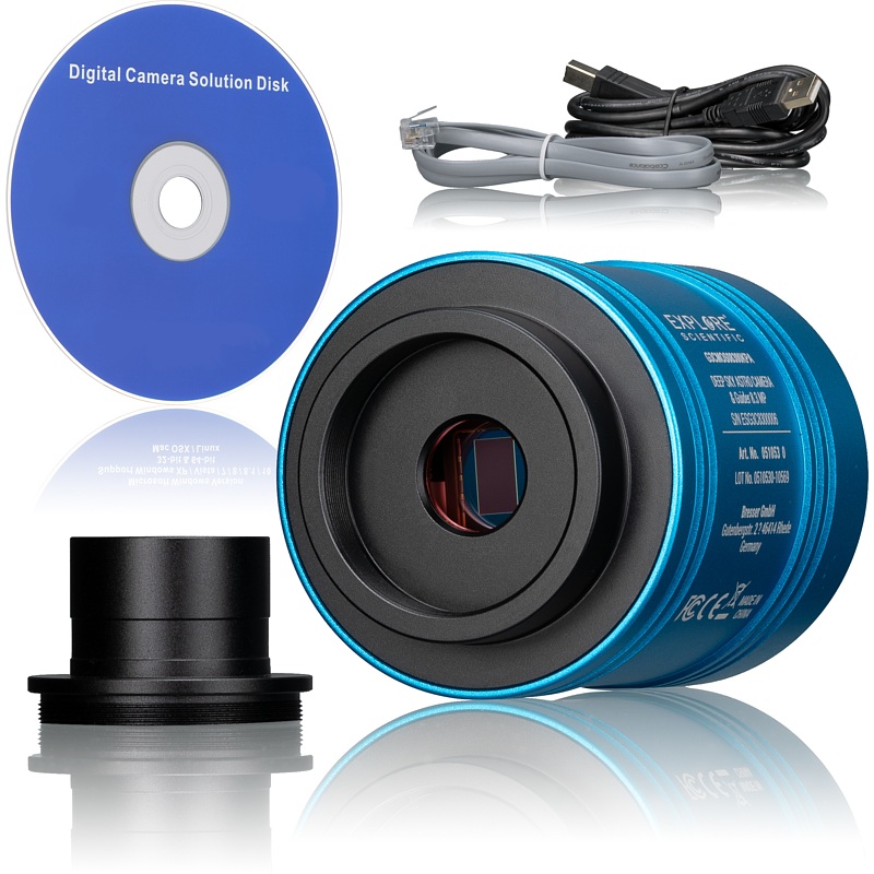 EXPLORE SCIENTIFIC 4K Planetary & Deep Sky Astro Camera & Guider 8,3 MP