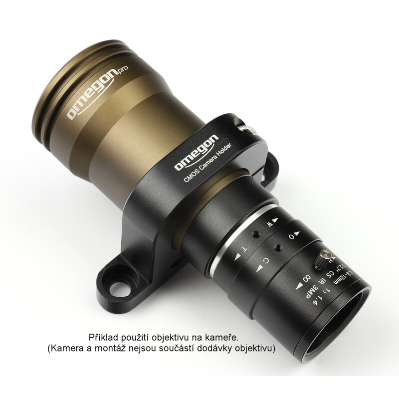 Omegon CS-Mount objektiv 2,8-12mm, f/1,4