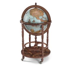 Barový globus Zoffoli Minerva Blue Ocean 40cm