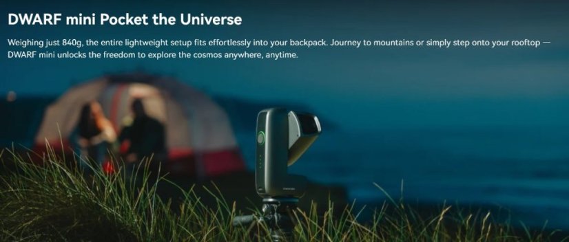 DWARF mini Smart teleskop AP 30/150