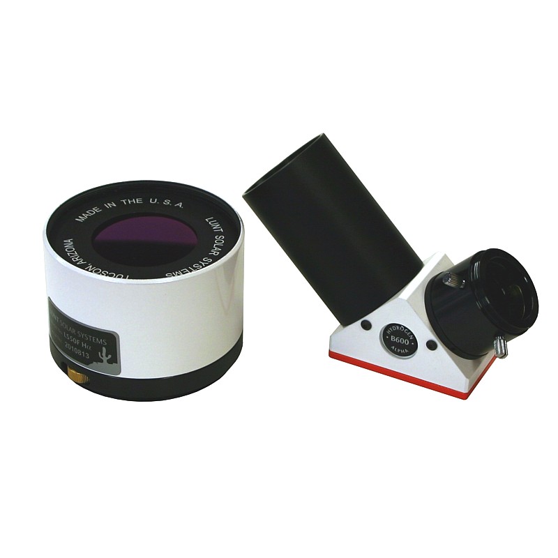 LUNT LS50FHa H-alfa + blokační filtr B600 v 2"/1,25" diagonal 90°