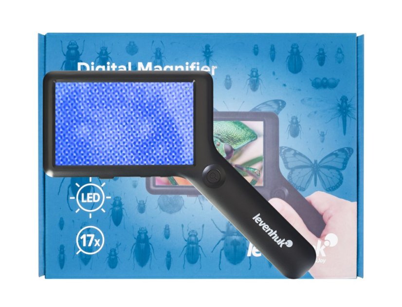 Digitální lupa Levenhuk ERGO 40 PRO (6x, 10x, 13x, 17x)