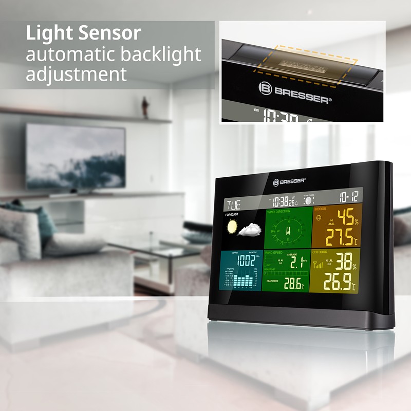 Meteostanice BRESSER 5-in-1 Comfort (černá)