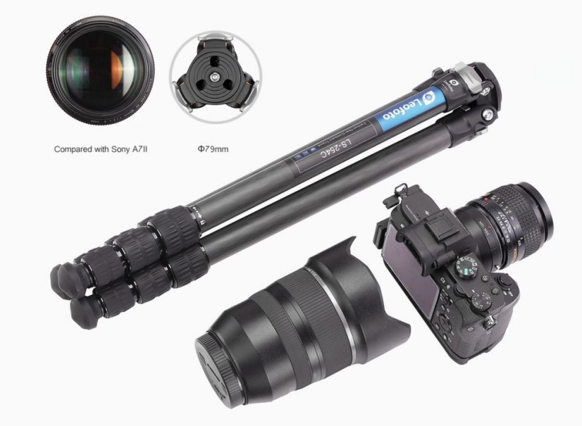 Leofoto - karbonový stativ Ranger LS-254 + kulová hlava LH-30 (8kg/128cm)