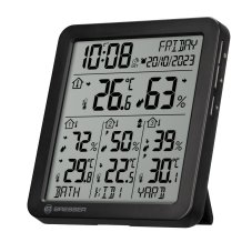 BRESSER Quadro Individuo S Termo-Vlhkoměr (black)