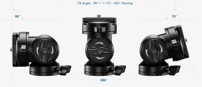 Leofoto - fluidní video hlava BV-1 (3kg)
