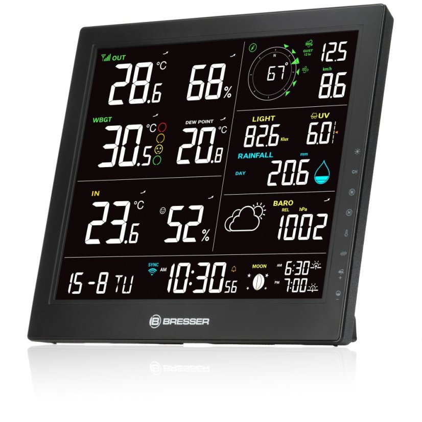 BRESSER 8-in-1 MeteoTemp JW Wi-Fi Home meteostanice