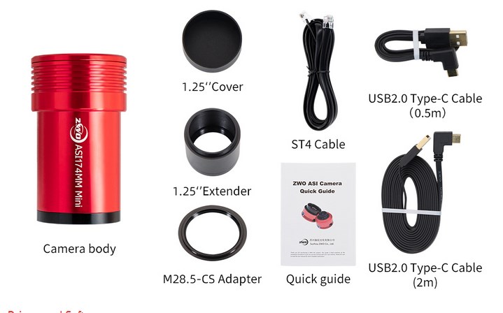 ZWO ASI 174 Mini (mono)