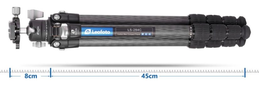 Leofoto - karbonový stativ Ranger LS-284 + kulová hlava LH-30 (10kg/160cm)
