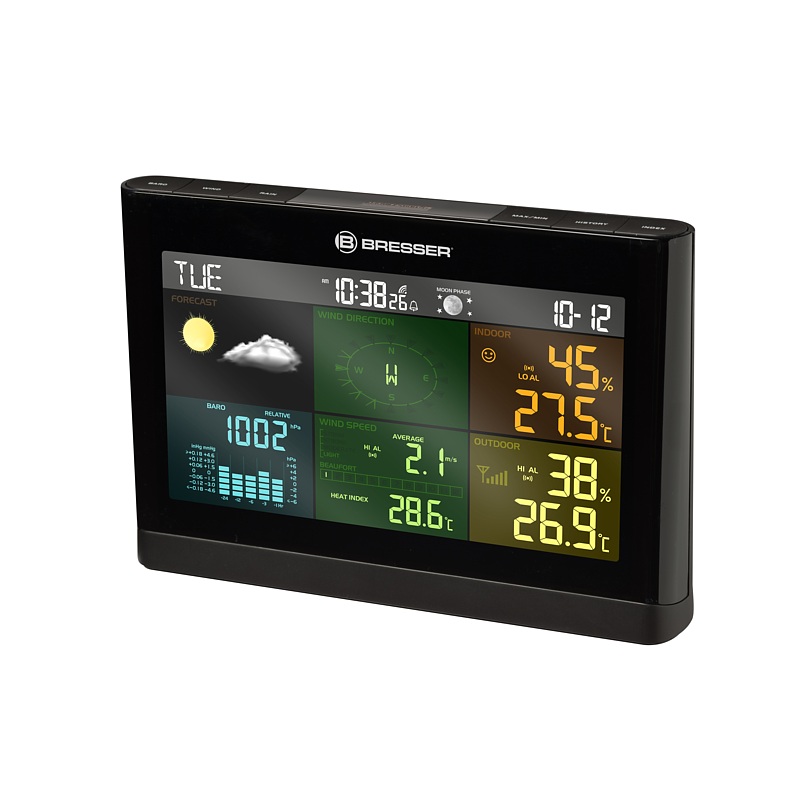 Meteostanice BRESSER 5-in-1 Comfort (černá)