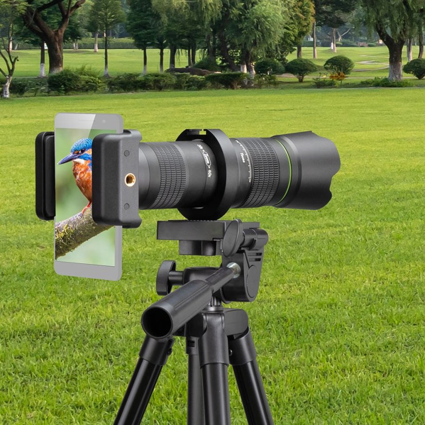 Bresser spektiv a teleobjektiv pro smartphone - Spotty + stativ