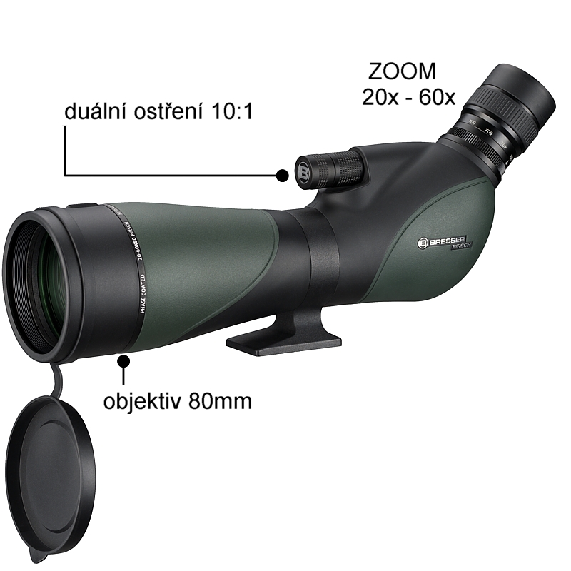 Bresser Pirsch 20-60x80 gen II. 10:1 URC