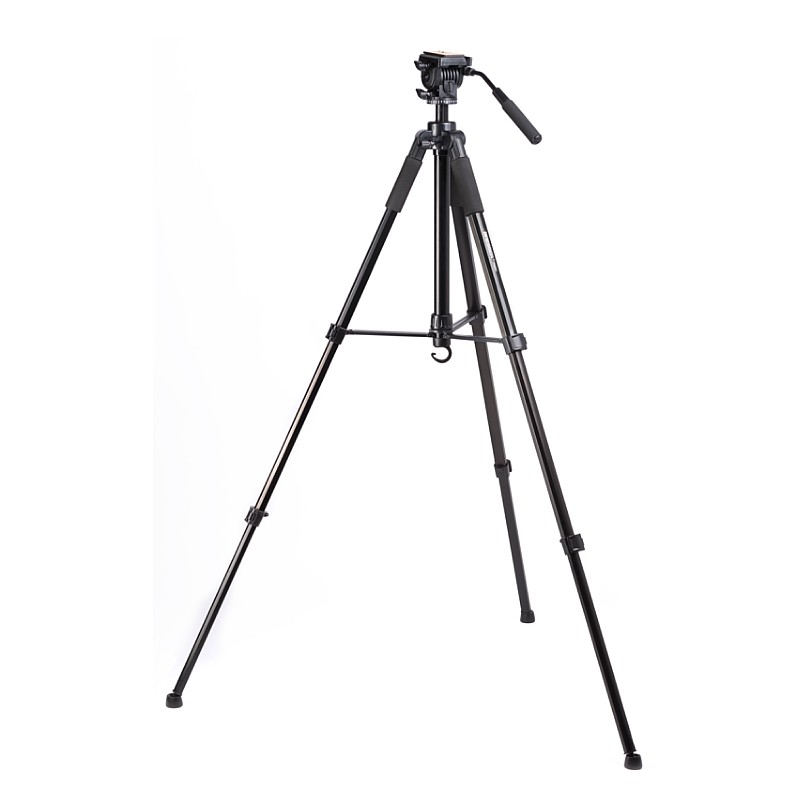 Stativ Bresser TR-688V - max. výška stativu bez vysunuté středové osy je 137cm, s vysunutou osou 171cm