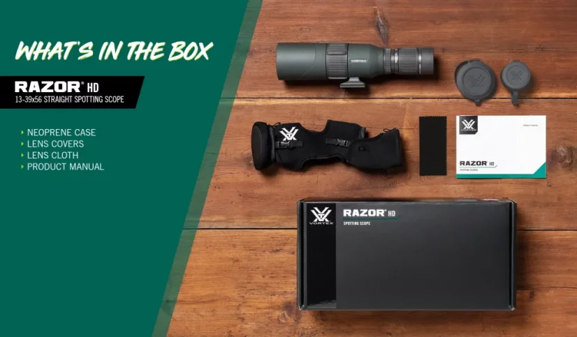 Vortex Razor HD 13-39x56 S - přímý