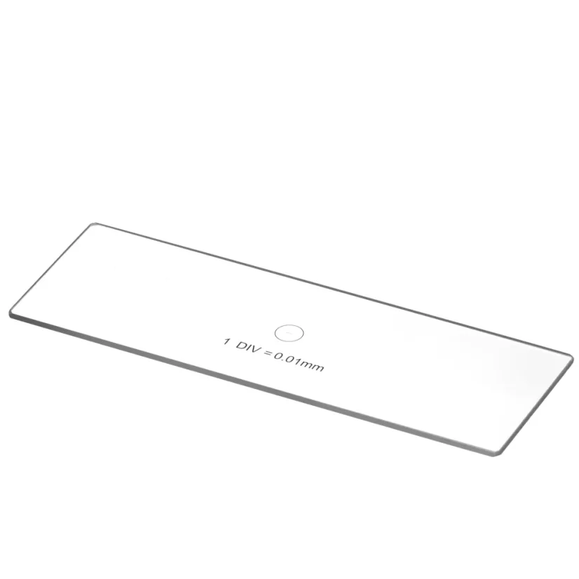 Sklíčko s mikrometrickou stupnicí 1/100mm