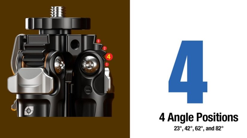 Leofoto - karbonový stativ Mr.Y L224 + hlava BV-0R + LB-38 (3kg/142cm)