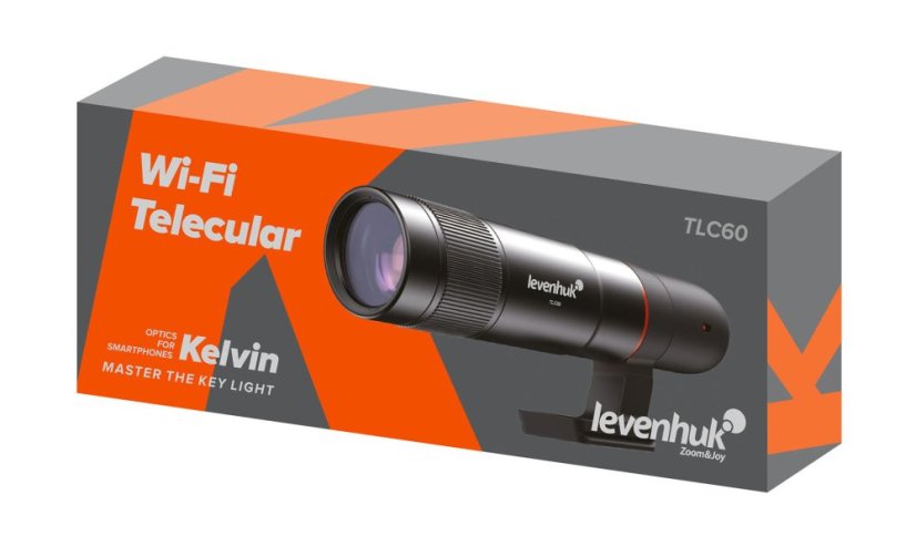 Levenhuk Kelvin TLC60 - teleskop 45x37 s WiFi přenosem