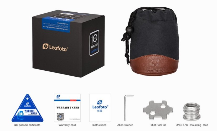 Leofoto - kulová hlava LH-36 + QP-70 (18kg)