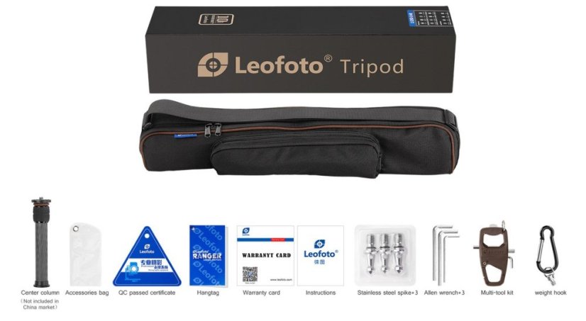 Leofoto - karbonový stativ Ranger LS-255 + kulová hlava LH-30 (8kg/179cm)