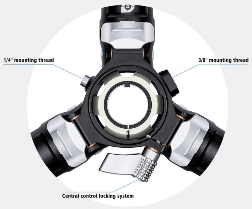 Leofoto - karbonový stativ Manba LV-323C (15kg/165cm)